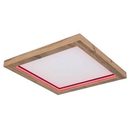 Globo - Светодиодный потолочный RGBW-светильник с регулированием яркости LED/24W/230V 2700-6000K + дистанционное управление