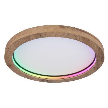 Globo - Стельовий RGBW-світильник з регулюванням яскравості LED/24W/230V 2700-6000K + пульт дистанційного керування