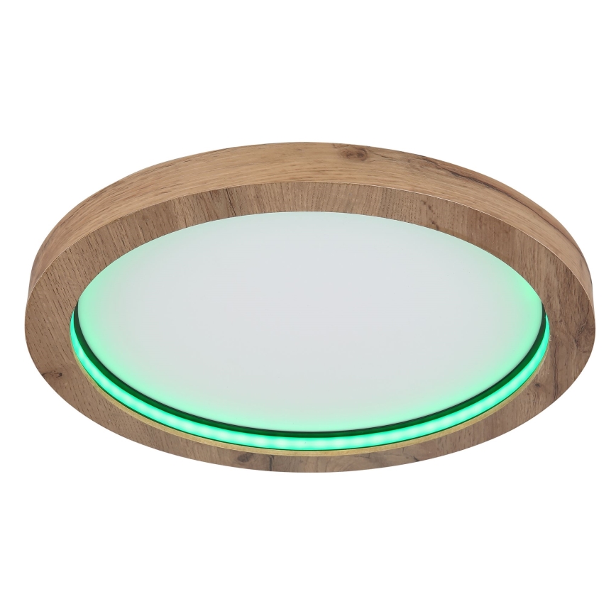 Globo - Стельовий RGBW-світильник з регулюванням яскравості LED/24W/230V 2700-6000K + пульт дистанційного керування