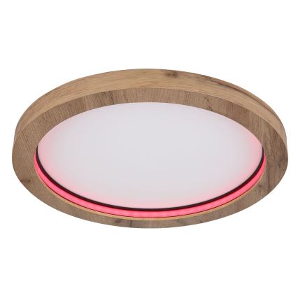 Globo - Стельовий RGBW-світильник з регулюванням яскравості LED/24W/230V 2700-6000K + пульт дистанційного керування