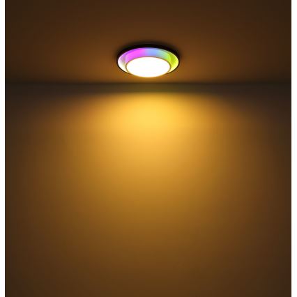 Globo - Стельовий RGBW-світильник з регулюванням яскравості LED/21W/230V 2700-6500K+ пульт дистанційного керування