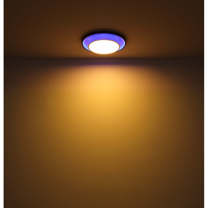 Globo - Стельовий RGBW-світильник з регулюванням яскравості LED/21W/230V 2700-6500K+ пульт дистанційного керування