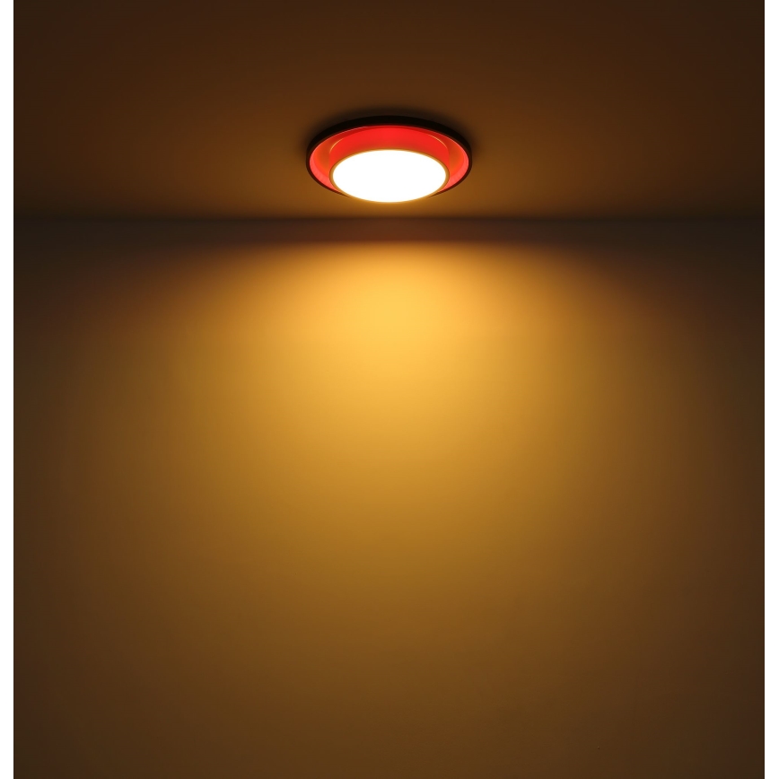 Globo - Стельовий RGBW-світильник з регулюванням яскравості LED/21W/230V 2700-6500K+ пульт дистанційного керування