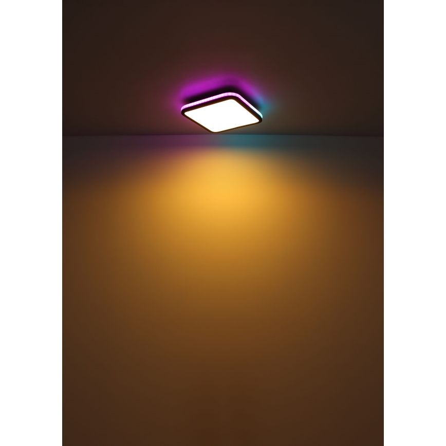 Globo - Стельовий RGBW-світильник з регулюванням яскравості LED/40W/230V 2700-6500K + пульт дистанційного керування