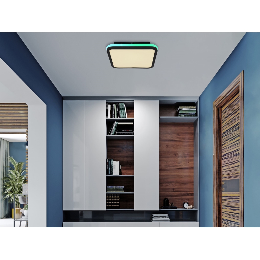 Globo - Светодиодный потолочный RGBW-светильник с регулированием яркости LED/40W/230V 2700-6500K + дистанционное управление
