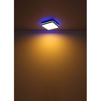 Globo - Светодиодный потолочный RGBW-светильник с регулированием яркости LED/40W/230V 2700-6500K + дистанционное управление