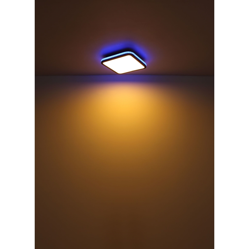 Globo - Светодиодный потолочный RGBW-светильник с регулированием яркости LED/40W/230V 2700-6500K + дистанционное управление