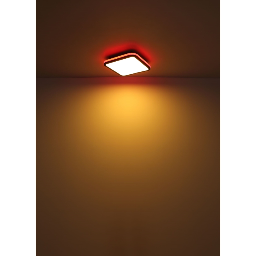 Globo - Светодиодный потолочный RGBW-светильник с регулированием яркости LED/40W/230V 2700-6500K + дистанционное управление