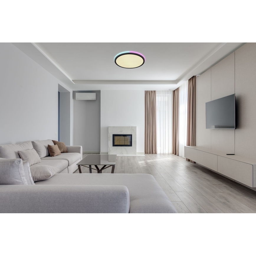 Globo - Стельовий RGBW-світильник з регулюванням яскравості LED/40W/230V 2700-6500K + пульт дистанційного керування
