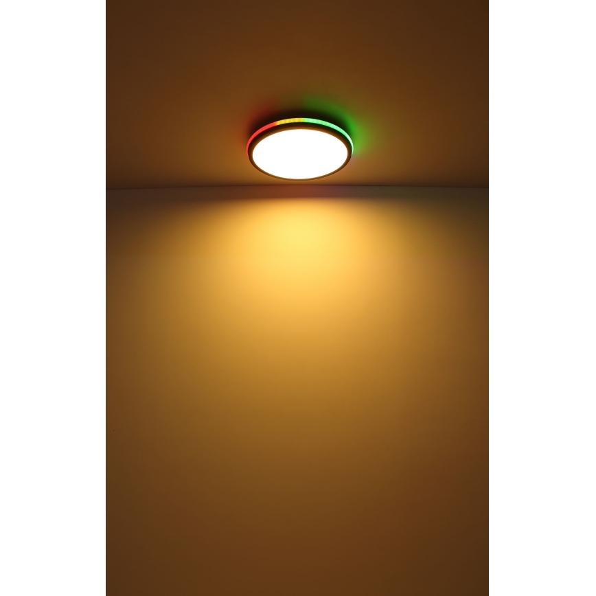 Globo - Стельовий RGBW-світильник з регулюванням яскравості LED/40W/230V 2700-6500K + пульт дистанційного керування