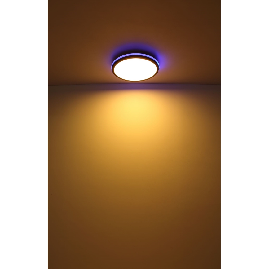 Globo - Стельовий RGBW-світильник з регулюванням яскравості LED/40W/230V 2700-6500K + пульт дистанційного керування