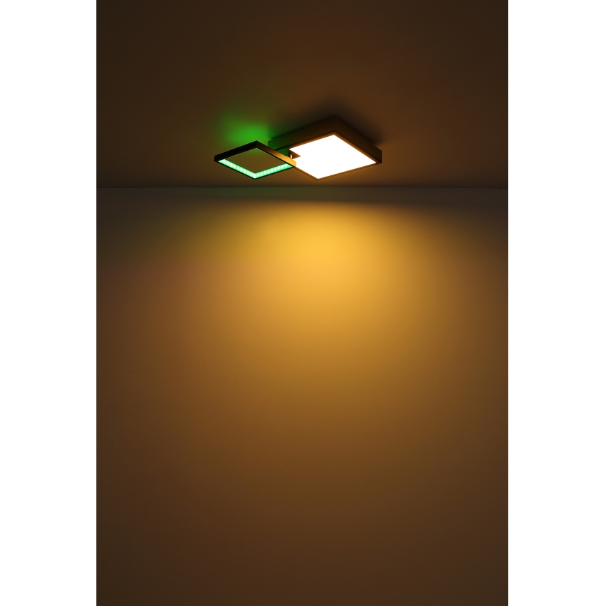 Globo - LED RGBW Світильник з регулюванням яскравості LED/21W/230V + LED/3W 2700-6500K + пульт дистанційного керування