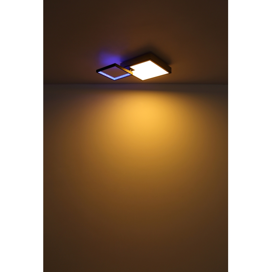 Globo - LED RGBW Світильник з регулюванням яскравості LED/21W/230V + LED/3W 2700-6500K + пульт дистанційного керування