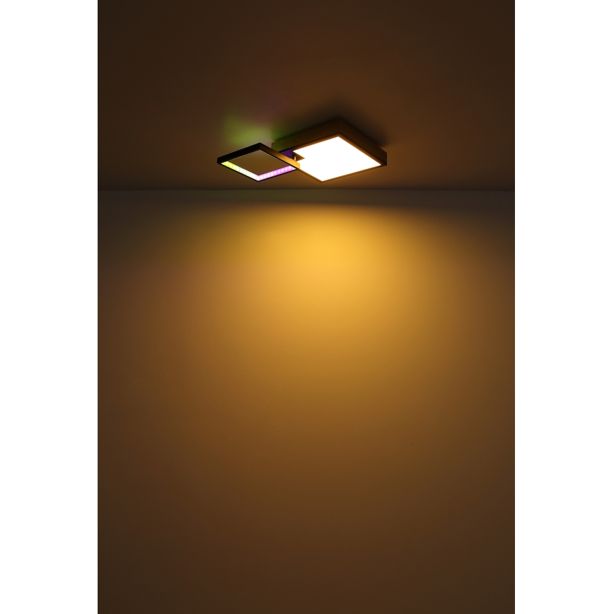 Globo - LED RGBW Світильник з регулюванням яскравості LED/21W/230V + LED/3W 2700-6500K + пульт дистанційного керування