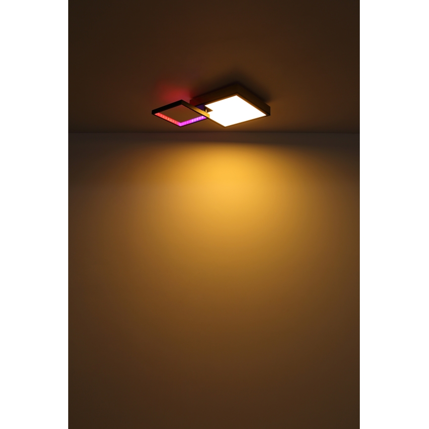 Globo - LED RGBW Світильник з регулюванням яскравості LED/21W/230V + LED/3W 2700-6500K + пульт дистанційного керування
