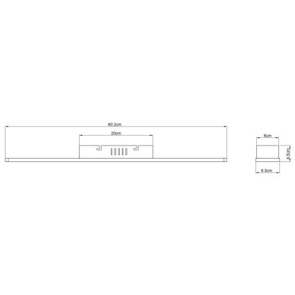 Globo - Стельовий LED світильник для ванної LED/12W/230V IP44