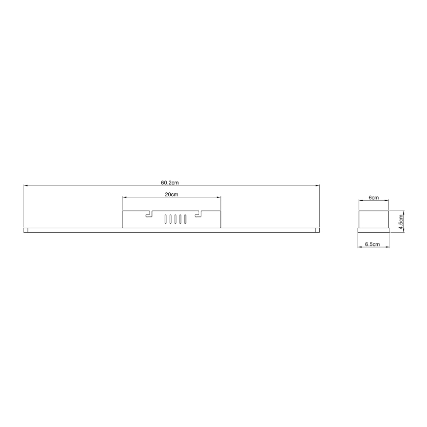 Globo - Стельовий LED світильник для ванної LED/12W/230V IP44