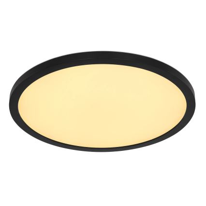 Globo - LED RGB Стельовий світильник для ванної з регулюванням яскравості LED/18W/230V 3000-6000K + пульт дистанційного керування IP44 чорний