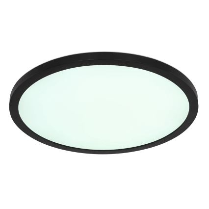 Globo - LED RGB Стельовий світильник для ванної з регулюванням яскравості LED/18W/230V 3000-6000K + пульт дистанційного керування IP44 чорний