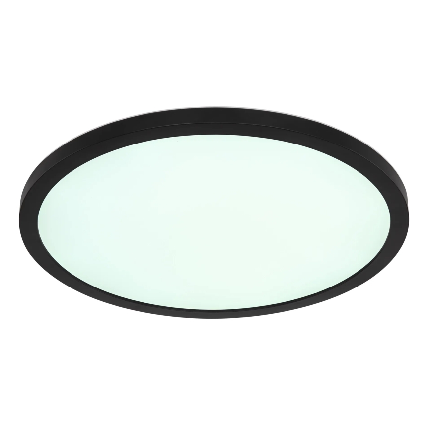 Globo - LED RGB Стельовий світильник для ванної з регулюванням яскравості LED/18W/230V 3000-6000K + пульт дистанційного керування IP44 чорний
