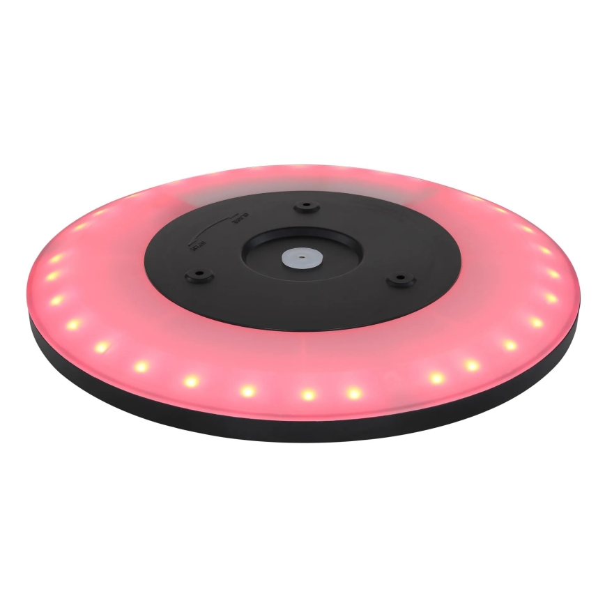 Globo - Светодиодный потолочный RGB-светильник для ванной комнаты с регулированием яркости LED/18W/230V 3000-6000K + дистанционное управление IP44 черный