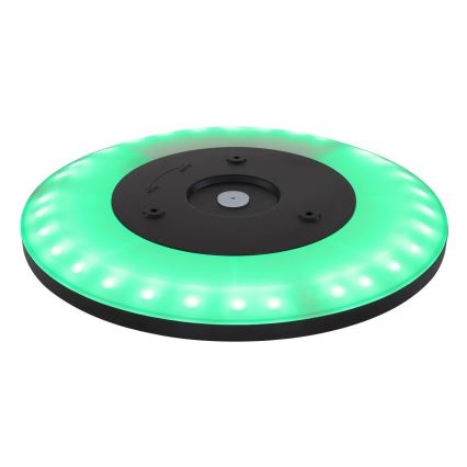 Globo - Светодиодный потолочный RGB-светильник для ванной комнаты с регулированием яркости LED/18W/230V 3000-6000K + дистанционное управление IP44 черный