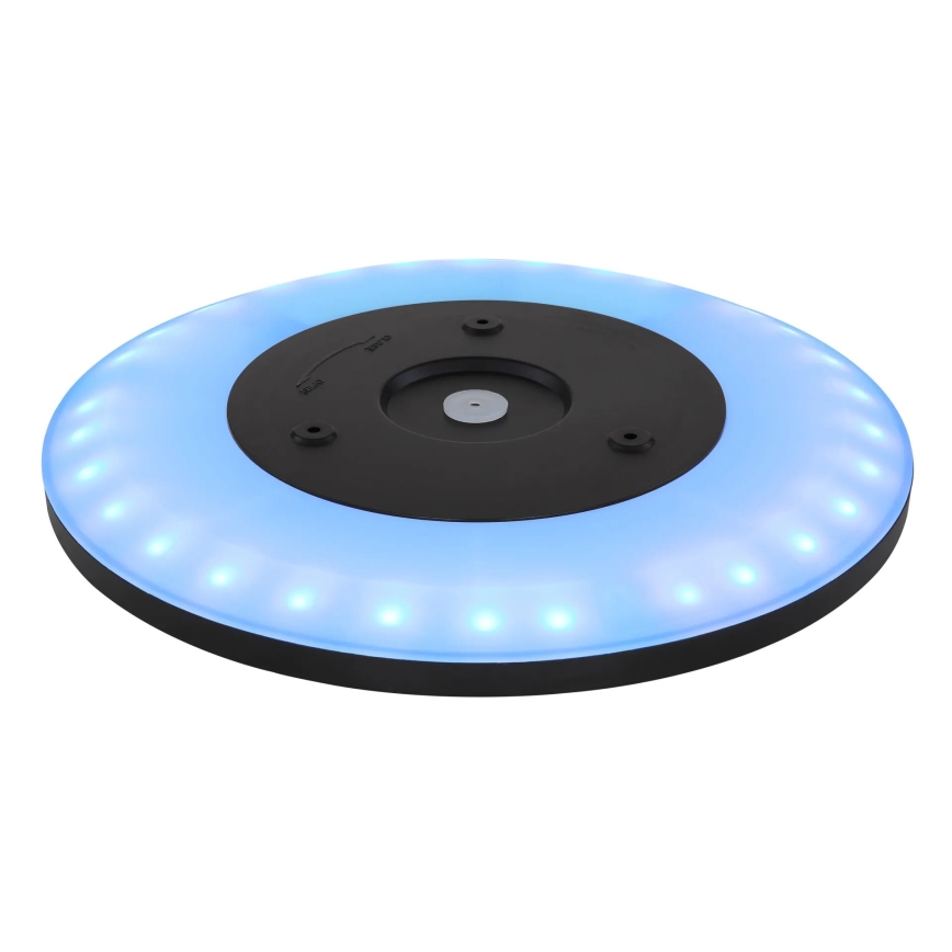 Globo - Светодиодный потолочный RGB-светильник для ванной комнаты с регулированием яркости LED/18W/230V 3000-6000K + дистанционное управление IP44 черный