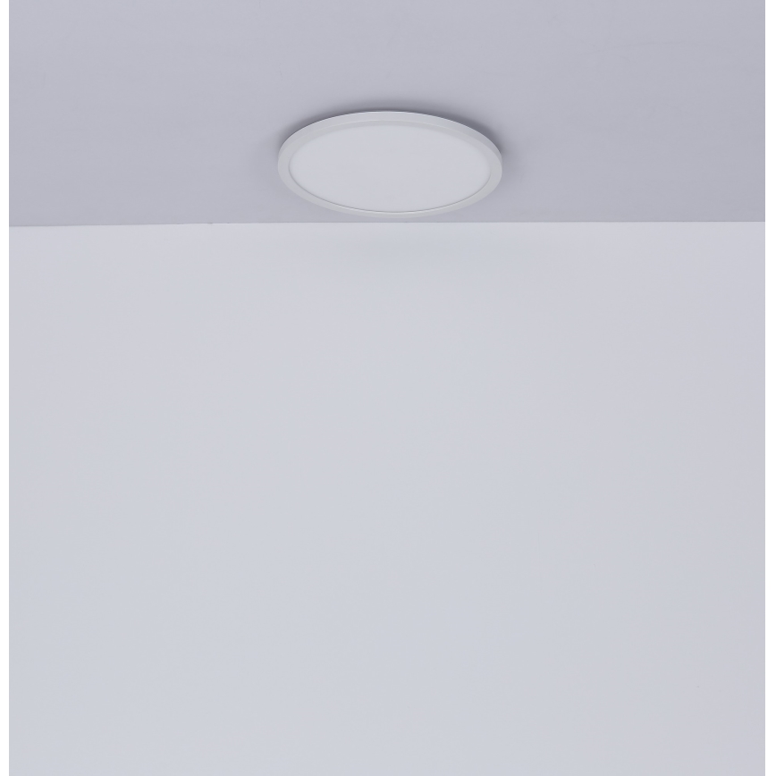 Globo - Светодиодный потолочный светильник для ванной комнаты с регулированием яркости LED/18W/230V диаметр 29,4 см IP44 белый