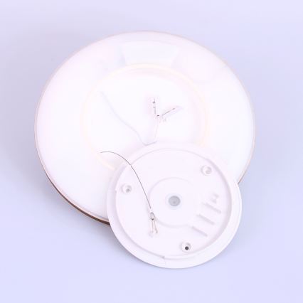 Globo - Стельовий LED світильник для ванної з регулюванням яскравості LED/18W/230V діаметр 29,4 см IP44 коричневий