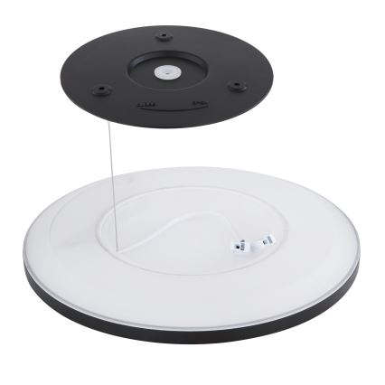 Globo - Светодиодный потолочный светильник для ванной комнаты с регулированием яркости LED/24W/230V диаметр 42 см IP44 черный