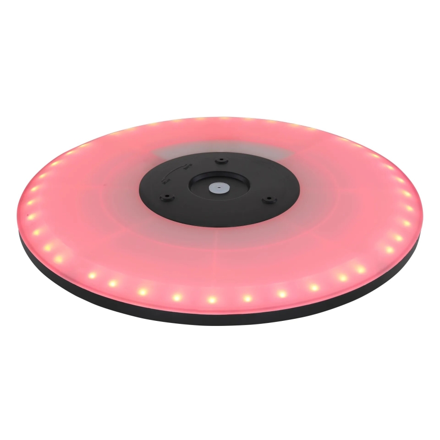 Globo - Светодиодный потолочный RGB-светильник для ванной комнаты с регулированием яркости LED/21W/230V 3000-6000K + дистанционное управление IP44 черный