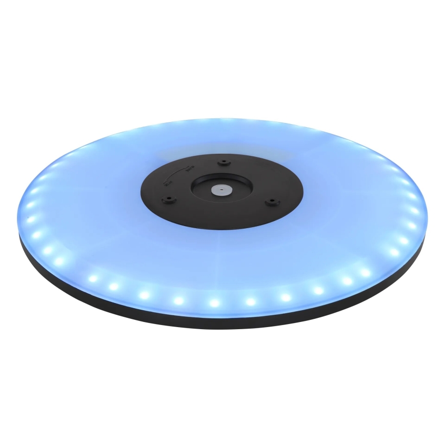Globo - Светодиодный потолочный RGB-светильник для ванной комнаты с регулированием яркости LED/21W/230V 3000-6000K + дистанционное управление IP44 черный