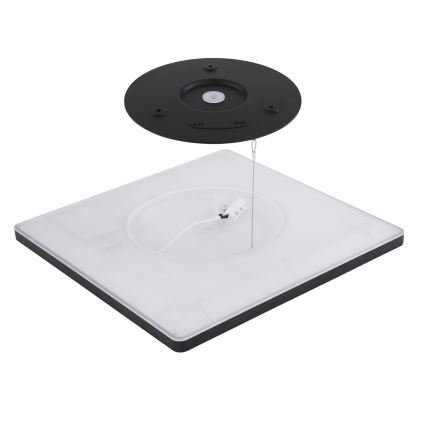 Globo - Светодиодный потолочный светильник для ванной комнаты с регулированием яркости LED/18W/230V 29,4x29,4 см IP44 черный