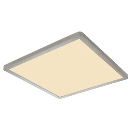 Globo - Стельовий LED світильник для ванної з регулюванням яскравості LED/18W/230V 29,4x29,4 см IP44 матовий хром