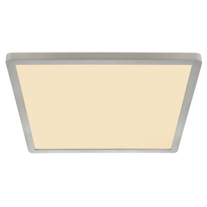 Globo - Стельовий LED світильник для ванної з регулюванням яскравості LED/18W/230V 29,4x29,4 см IP44 матовий хром