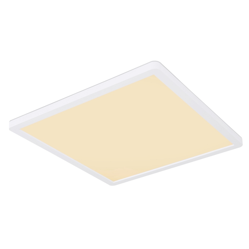 Globo - Стельовий LED світильник для ванної з регулюванням яскравості LED/18W/230V 29,4x29,4 см IP44 білий