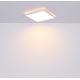 Globo - Стельовий LED світильник для ванної з регулюванням яскравості LED/18W/230V 29,4x29,4 см IP44 білий