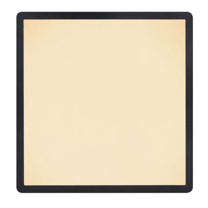 Globo - Светодиодный потолочный светильник для ванной комнаты с регулированием яркости LED/24W/230V 42x42 см IP44 черный