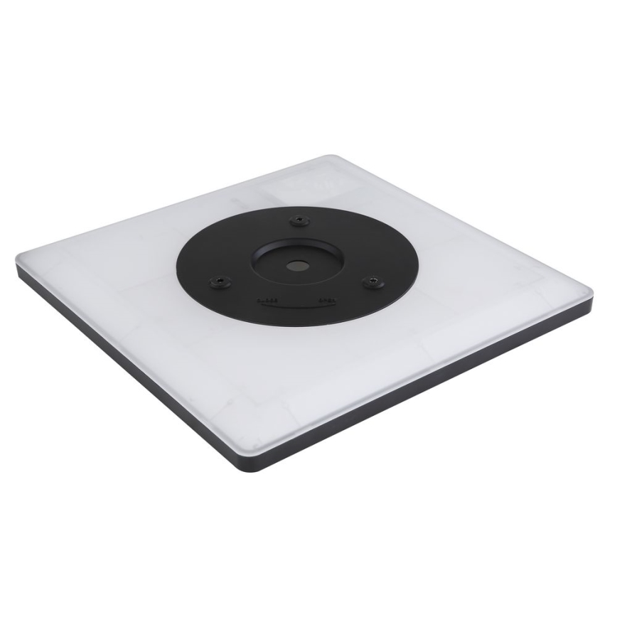 Globo - Стельовий LED світильник для ванної з регулюванням яскравості LED/24W/230V 42x42 см IP44 чорний