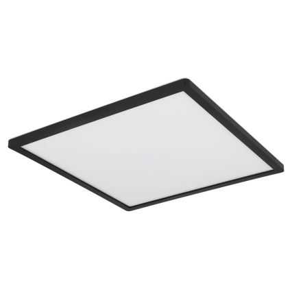Globo - Стельовий LED світильник для ванної з регулюванням яскравості LED/24W/230V 42x42 см IP44 чорний