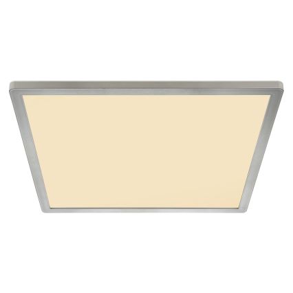 Globo - Стельовий LED світильник для ванної з регулюванням яскравості LED/24W/230V 42x42 см IP44 матовий хром