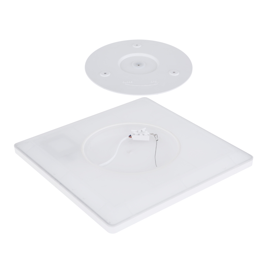 Globo - Світильник для ванної кімнати з LED, димований, стельовий LED/24W/230V 42x42 см IP44 білий
