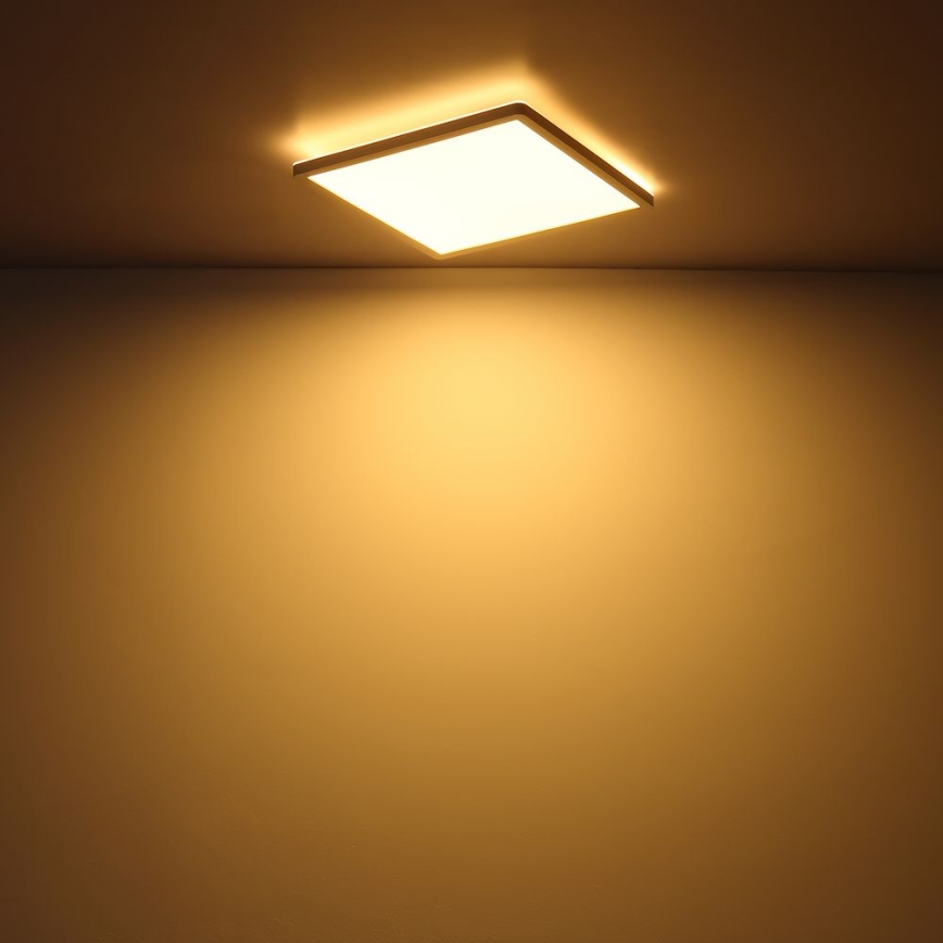 Globo - Стельовий LED світильник для ванної з регулюванням яскравості LED/24W/230V 42x42 см IP44 білий