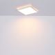 Globo - Стельовий LED світильник для ванної з регулюванням яскравості LED/24W/230V 42x42 см IP44 білий