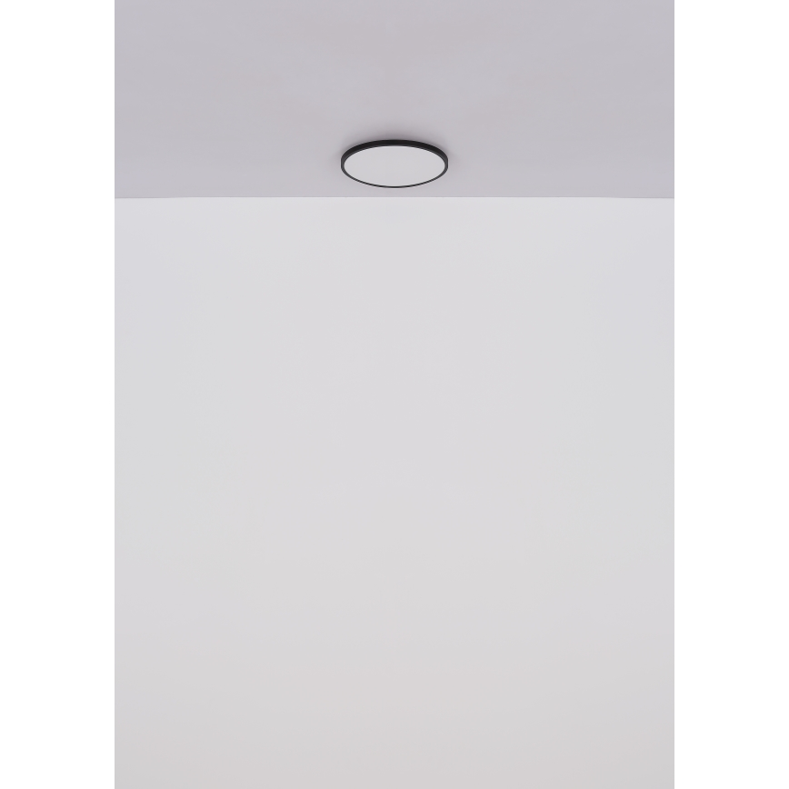 Globo - Светодиодный потолочный светильник LED/15W/230V 4000K диаметр 23 см черный