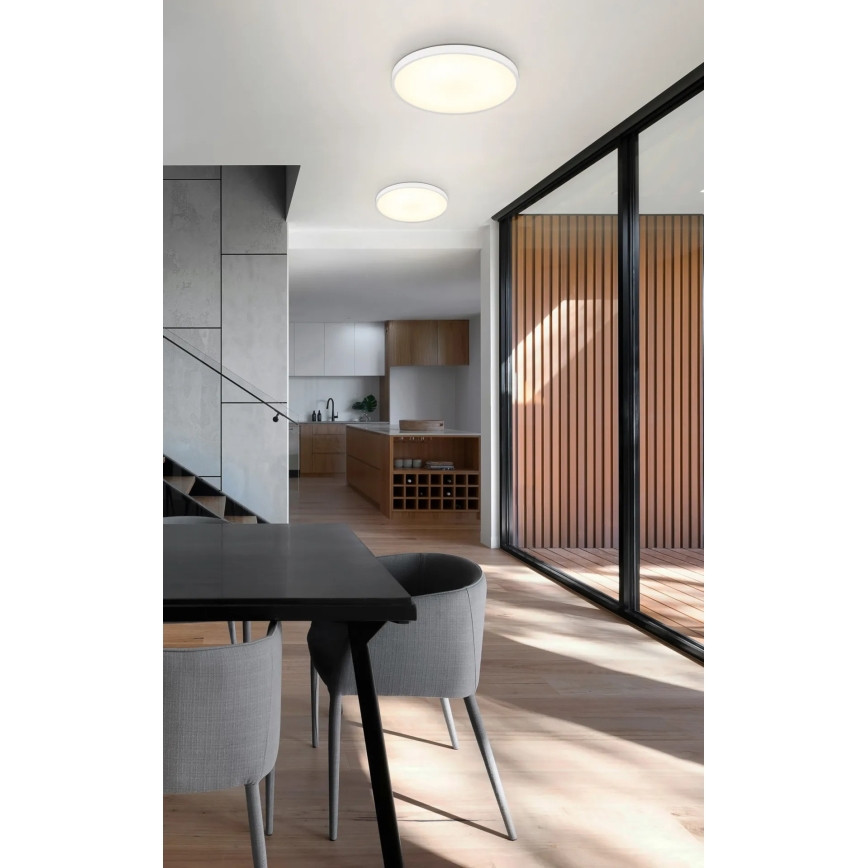 Globo - потолочный светильник LED, 15 Вт/230 В, 4000 К, диаметр 23 см, белый