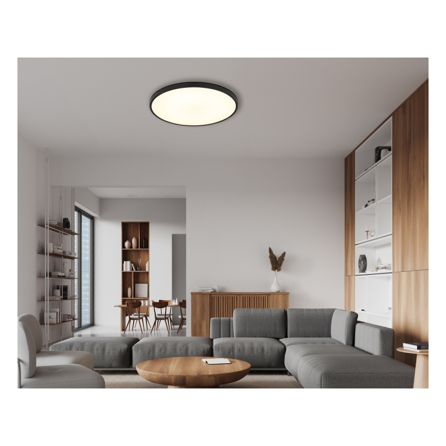 Globo - Стельовий LED світильник LED/32W/230V 4000K діаметр 40 см чорний