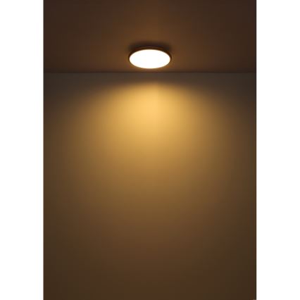 Globo - Светодиодный потолочный светильник LED/18W/230V 3000K диаметр 35 см черный