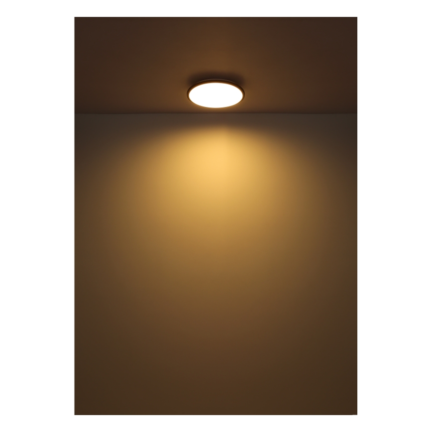 Globo - Светодиодный потолочный светильник LED/18W/230V 3000K диаметр 35 см черный