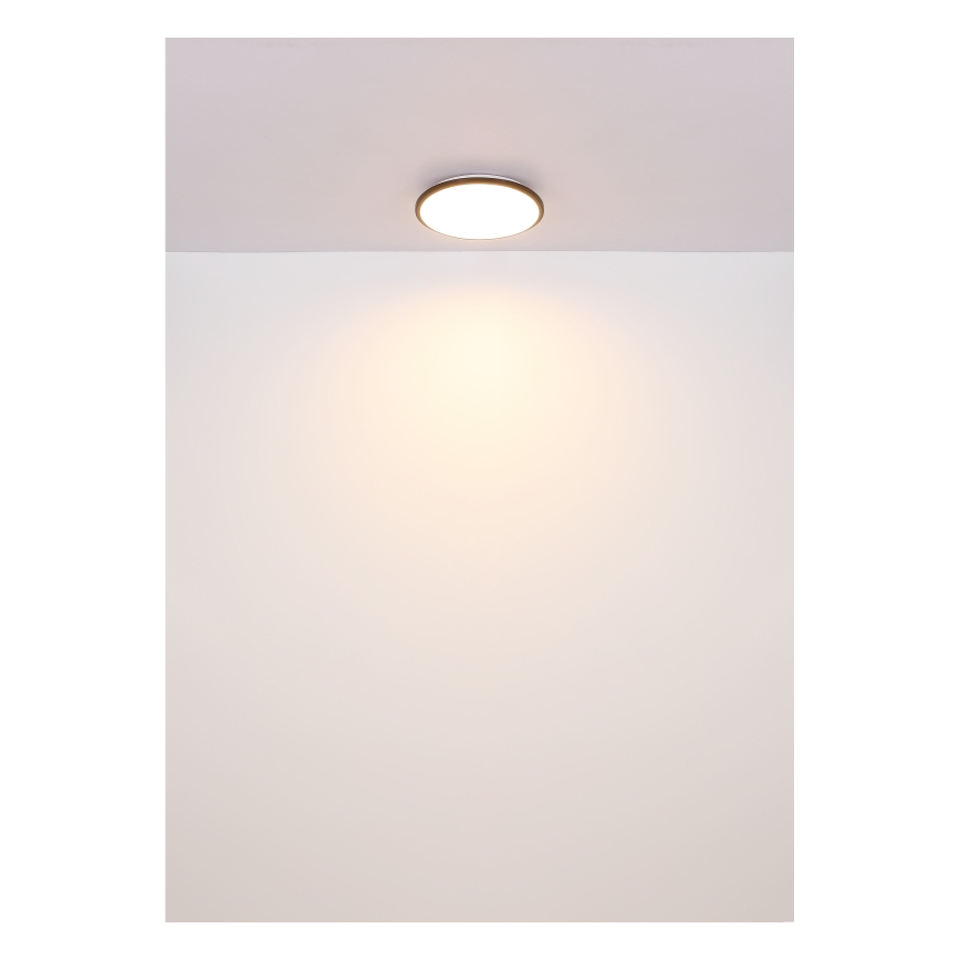 Globo - Светодиодный потолочный светильник LED/18W/230V 3000K диаметр 35 см черный